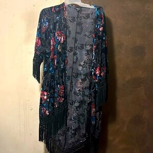 Velvet like material perfect Shaw for any occasion